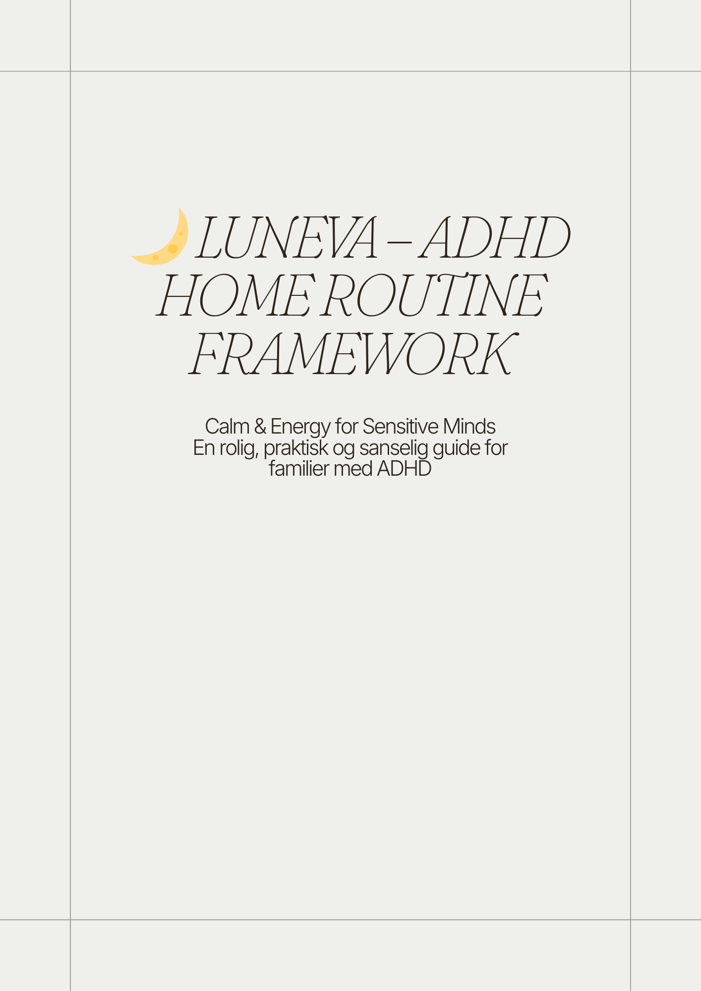 LUNEVA - ADHD Hjemmerutineguide (PDF)